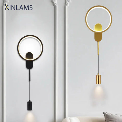 Nordic Indoor Bedside Wall Light Modern Bedroom Living Room Simple LED Luminaire Home Decoration.