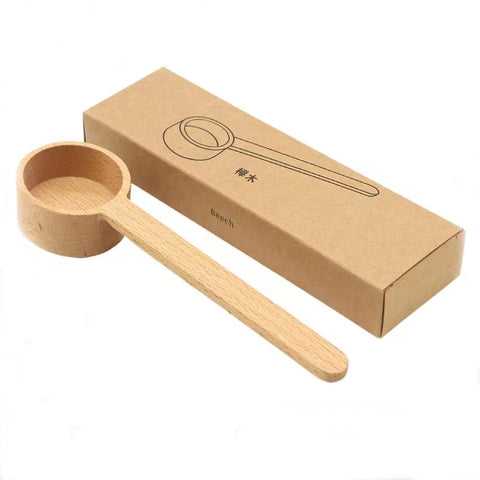 Wooden Measuring Spoon Set Kitchen Measuring Spoons Tea Coffee Scoop Sugar Spice Measure Spoon Measuring Tools for Cooking Home